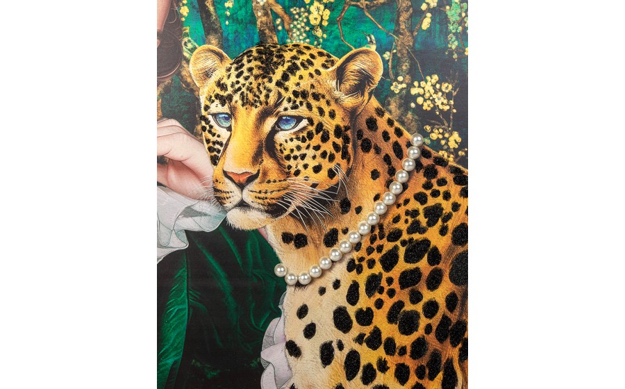 Expo Obraz PEARLS LEOPARD 150x120 cm