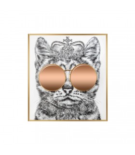Expo Obraz KING CAT 118x130 cm