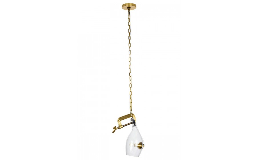 Expo Lampa wisząca VICE mosiądz - metal, szkło