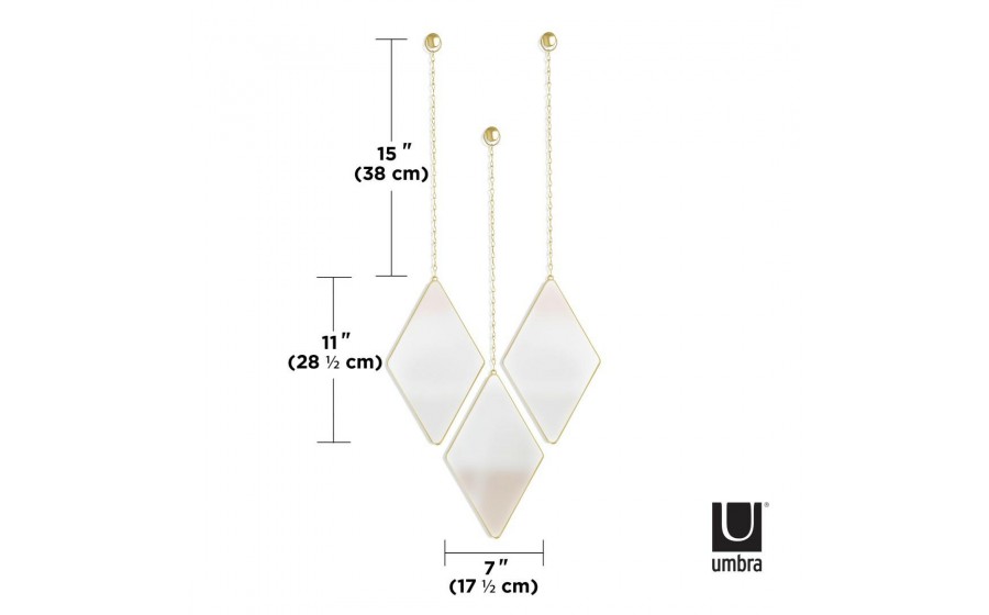 Expo UMBRA lustra DIMA DIAMOND złote