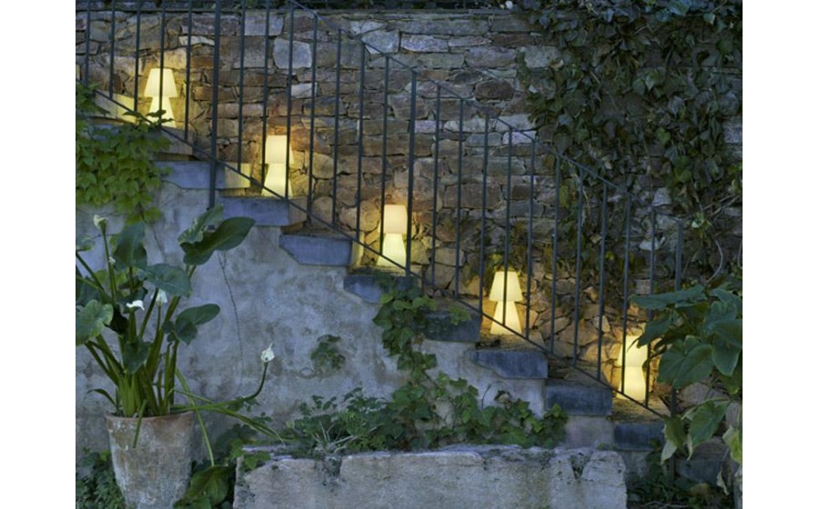 Expo NEW GARDEN lampa LOLA 45 BATTERY biała