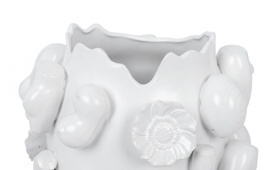 Expo KARE wazon dekoracyjny BODY PARTS 37cm biały