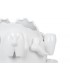 Expo KARE wazon dekoracyjny BODY PARTS 37cm biały
