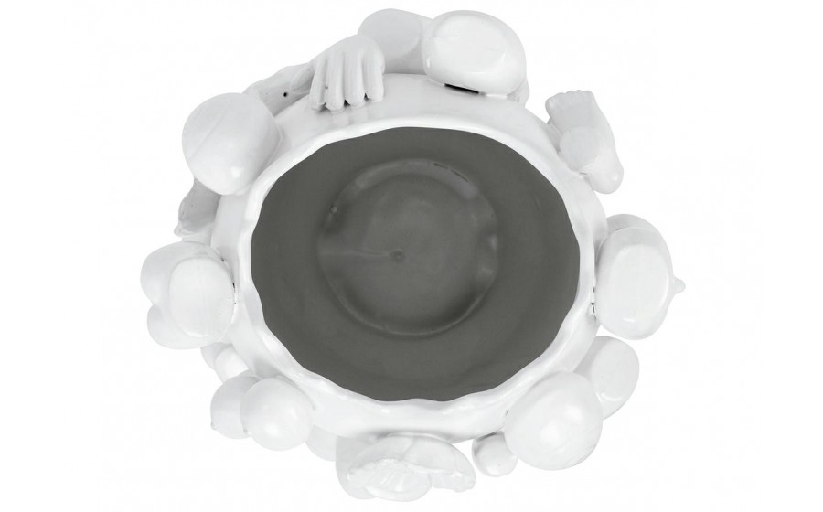 Expo KARE wazon dekoracyjny BODY PARTS 37cm biały