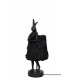 Expo KARE lampa stołowa RABBIT FUR 50 cm  czarna / złota