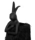 Expo KARE lampa stołowa RABBIT FUR 50 cm  czarna / złota