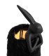 Expo KARE lampa stołowa RABBIT FUR 50 cm  czarna / złota