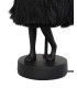 Expo KARE lampa stołowa RABBIT FUR 50 cm  czarna / złota