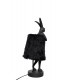 Expo KARE lampa stołowa RABBIT FUR 50 cm  czarna / złota