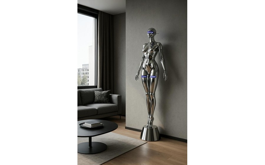 Expo MOOSEE lampa podłogowa / rzeźba CYBER WOMAN STAND