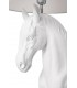 Expo Lampa podłogowa KOŃ HORSE STAND M biała  - włókno szklane