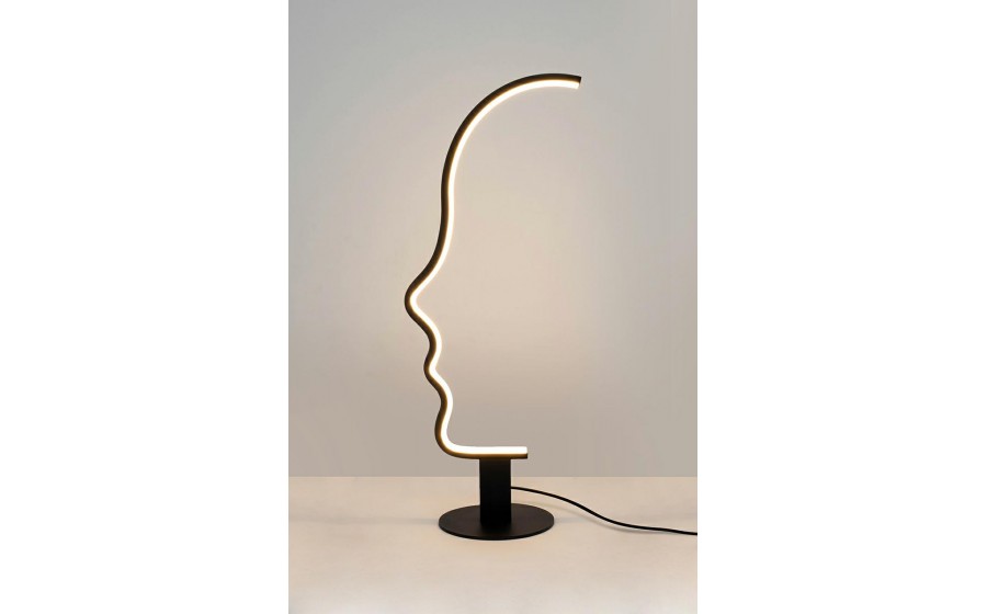 Expo Lampa stołowa FACE TABLE czarna