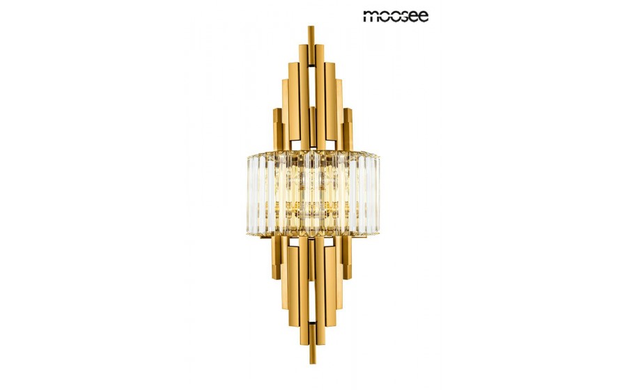 Expo MOOSEE lampa ścienna TOWERS złota