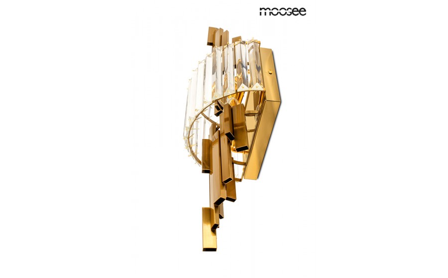 Expo MOOSEE lampa ścienna TOWERS złota