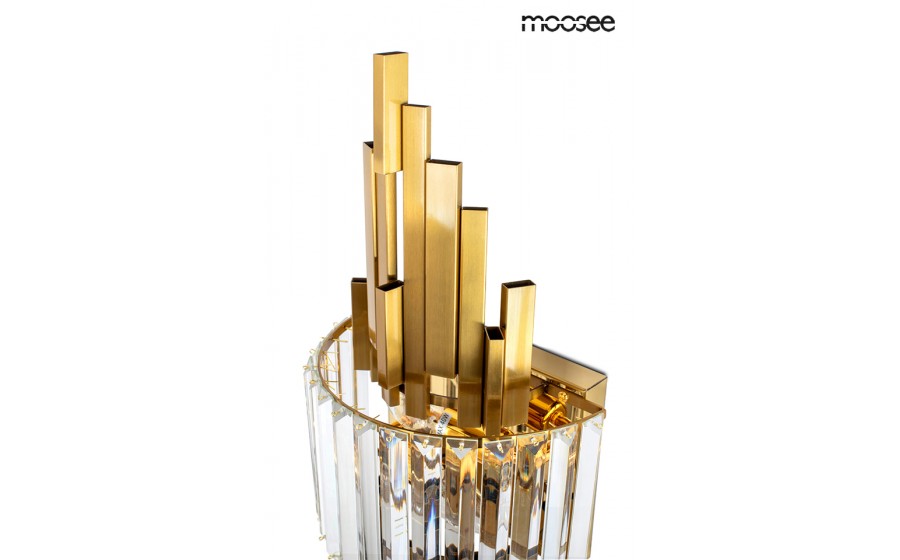 Expo MOOSEE lampa ścienna TOWERS złota