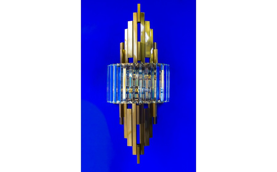 Expo MOOSEE lampa ścienna TOWERS złota