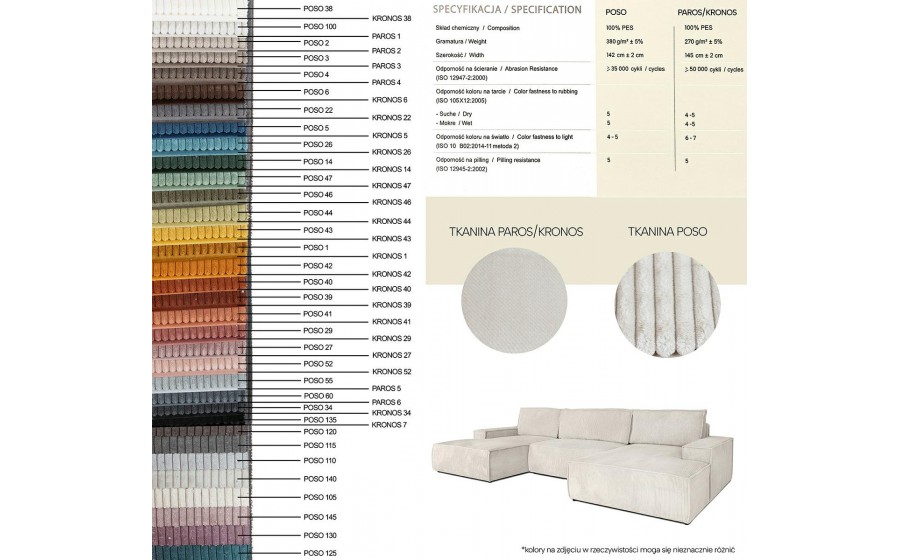 Expo Sofa PILLOW z funkcją spania - I grupa tkanin