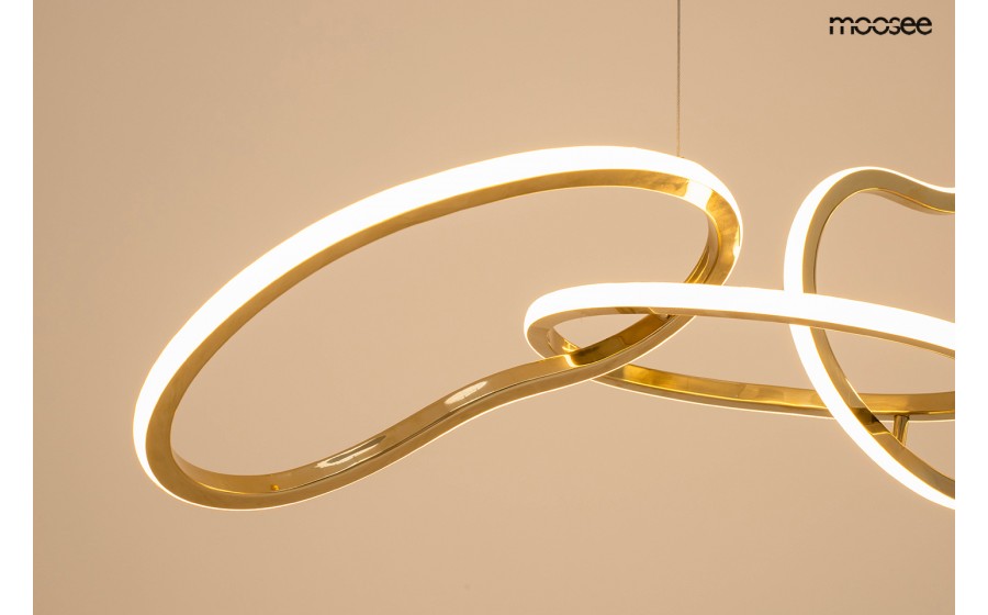 Expo MOOSEE lampa wisząca JAZZ 5 złota