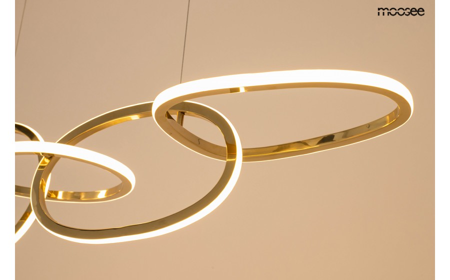 Expo MOOSEE lampa wisząca JAZZ 5 złota