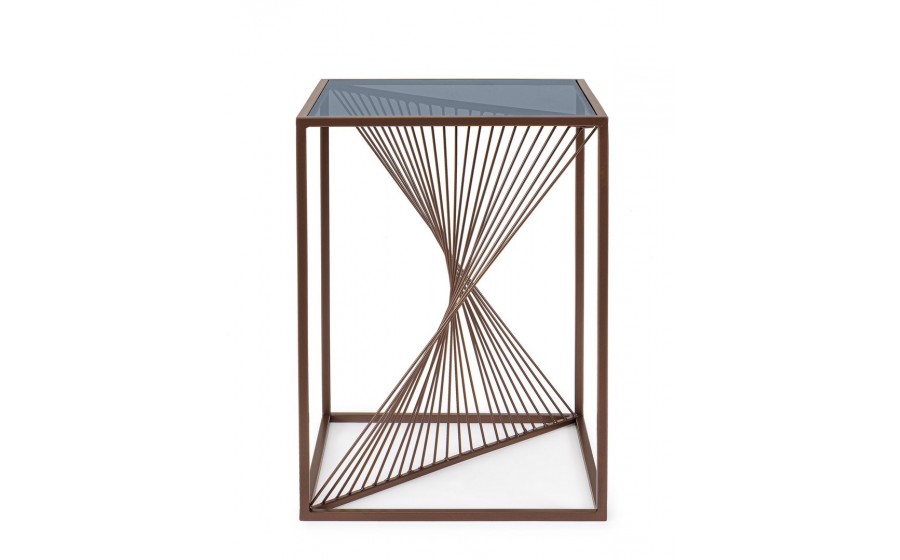 BIZZOTTO stolik kawowy ESPIRAL 40x40