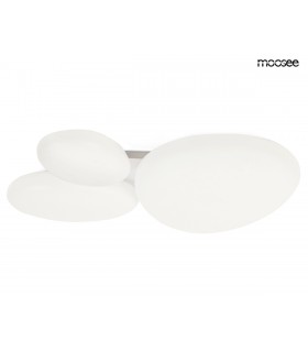 MOOSEE lampa sufitowa / plafon CLOUD 3  biała