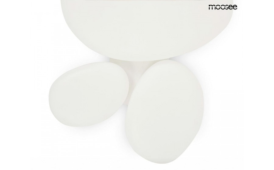 MOOSEE lampa sufitowa / plafon CLOUD 3  biała