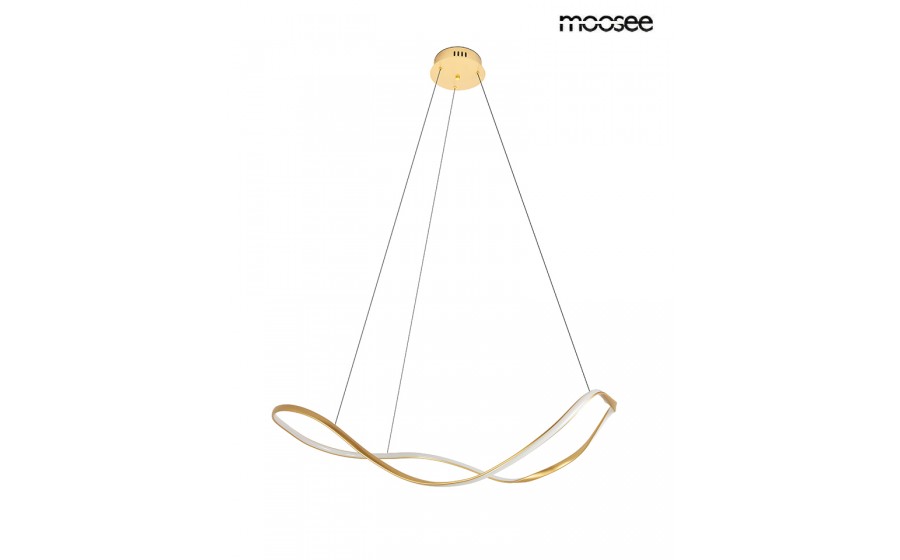 MOOSEE lampa wisząca WAVES 100 złota