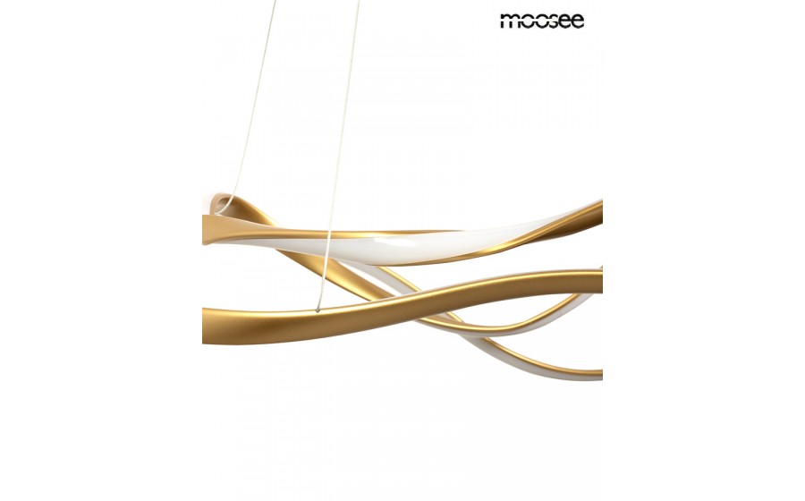MOOSEE lampa wisząca WAVES 2 złota