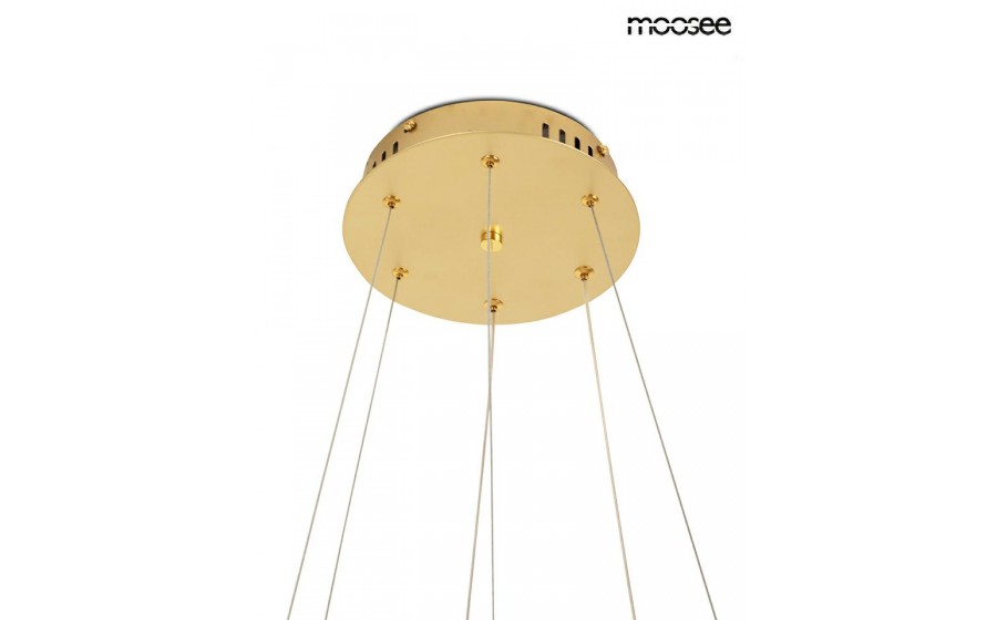 MOOSEE lampa wisząca WAVES 2 złota