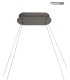 MOOSEE lampa wisząca ANILLO 120 czarna