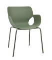 BIZZOTTO krzesło LENNOX ARM zielone