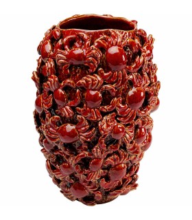 KARE wazon dekoracyjny CRABS 39 cm  czerwony