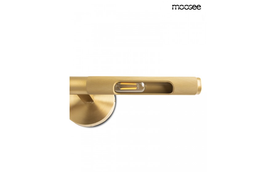MOOSEE lampa ścienna CRUDO złota
