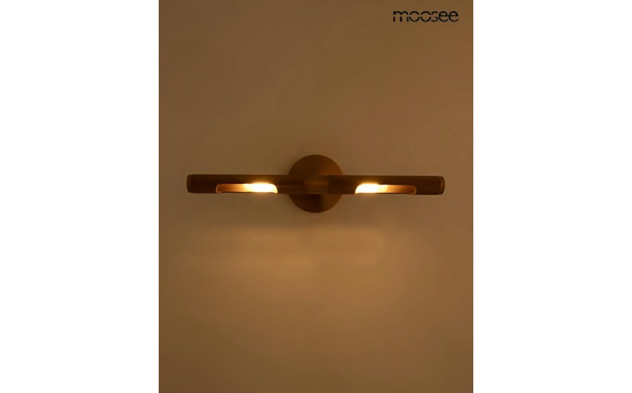 MOOSEE lampa ścienna CRUDO złota