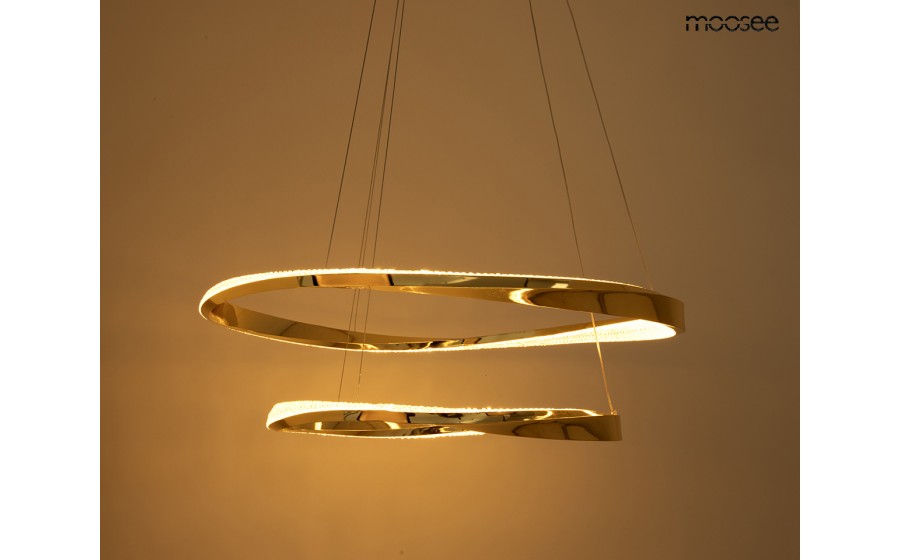 MOOSEE lampa wisząca ANILLO 2 złota