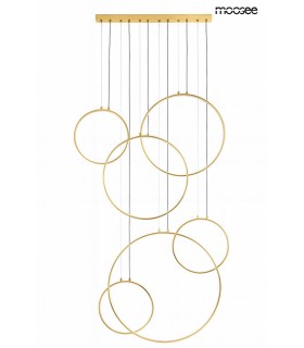 MOOSEE lampa wisząca CIRCULO SIX złota