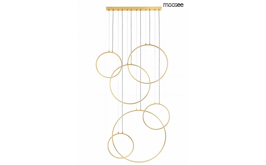MOOSEE lampa wisząca CIRCULO SIX złota