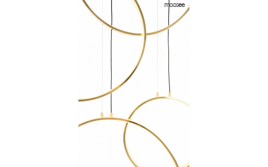 MOOSEE lampa wisząca CIRCULO SIX złota