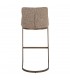 RICHMOND zestaw 2 krzeseł barowych  BOLTON brown tweed