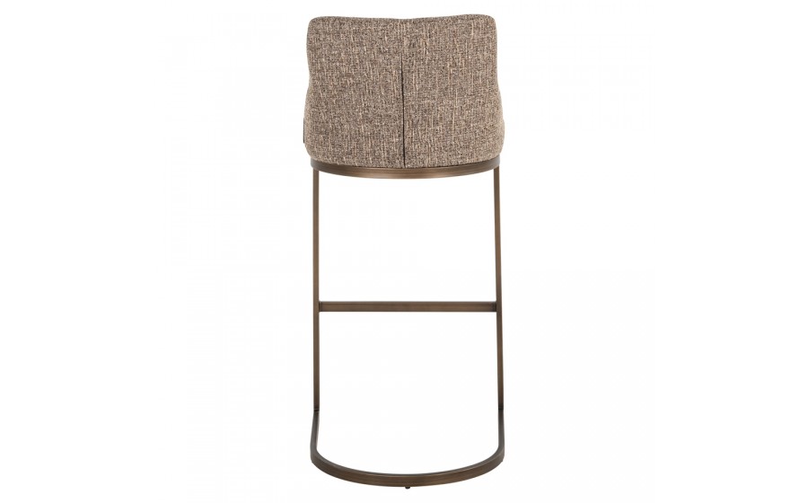 RICHMOND zestaw 2 krzeseł barowych  BOLTON brown tweed