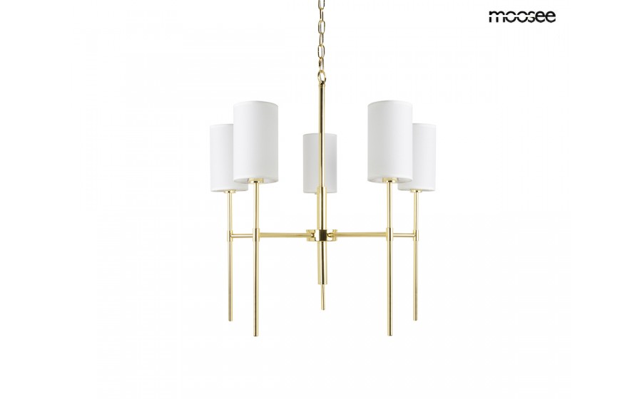 MOOSEE lampa wisząca IMPERIO 5 złota
