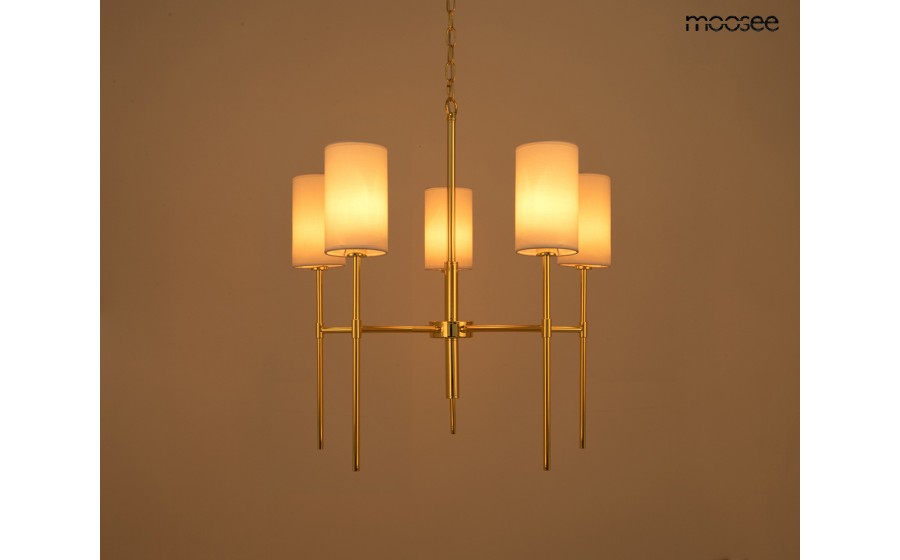 MOOSEE lampa wisząca IMPERIO 5 złota
