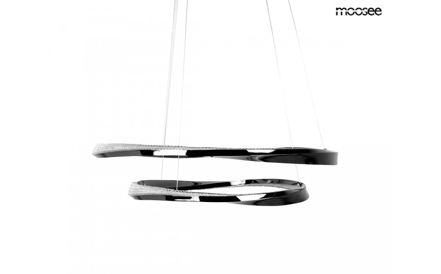 MOOSEE lampa wisząca ANILLO 2 czarna LED