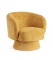 BIZZOTTO fotel obrotowy JULIENNE żółty