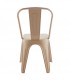 Krzesło do salonu i ogrodu TOWER PARIS PP beżowe