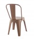 Krzesło TOWER PARIS PP brązowe