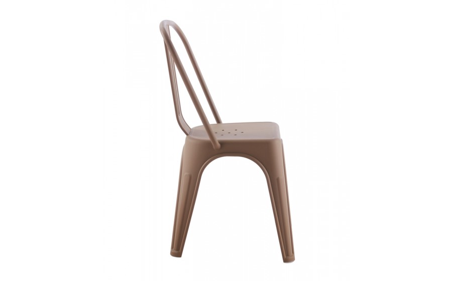 Krzesło do salonu i ogrodu TOWER PARIS PP brązowe