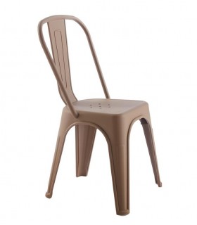 Krzesło do salonu i ogrodu TOWER PARIS PP brązowe