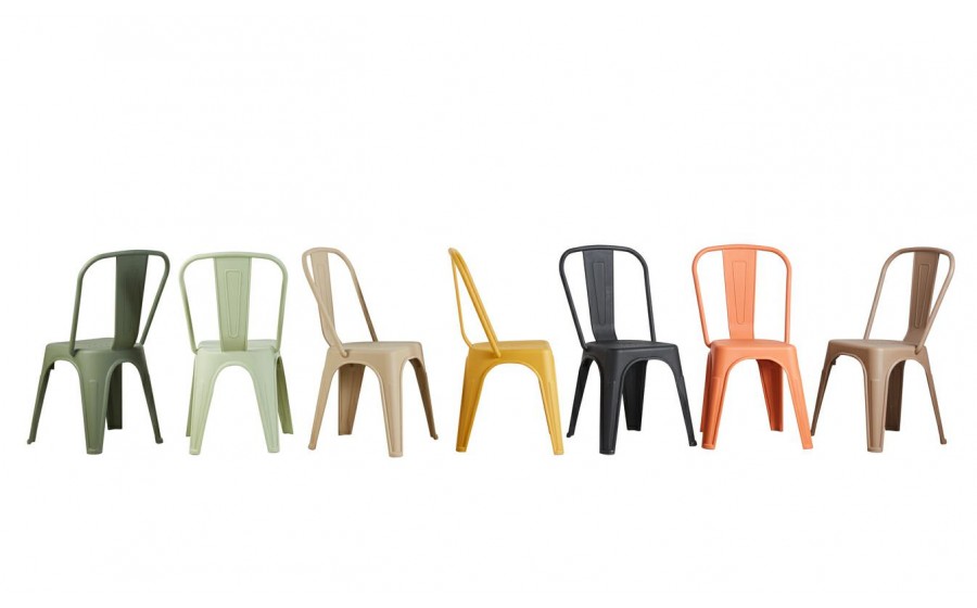 Krzesło do salonu i ogrodu TOWER PARIS PP brązowe