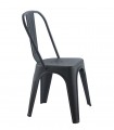 Krzesło do salonu i ogrodu TOWER PARIS PP czarne